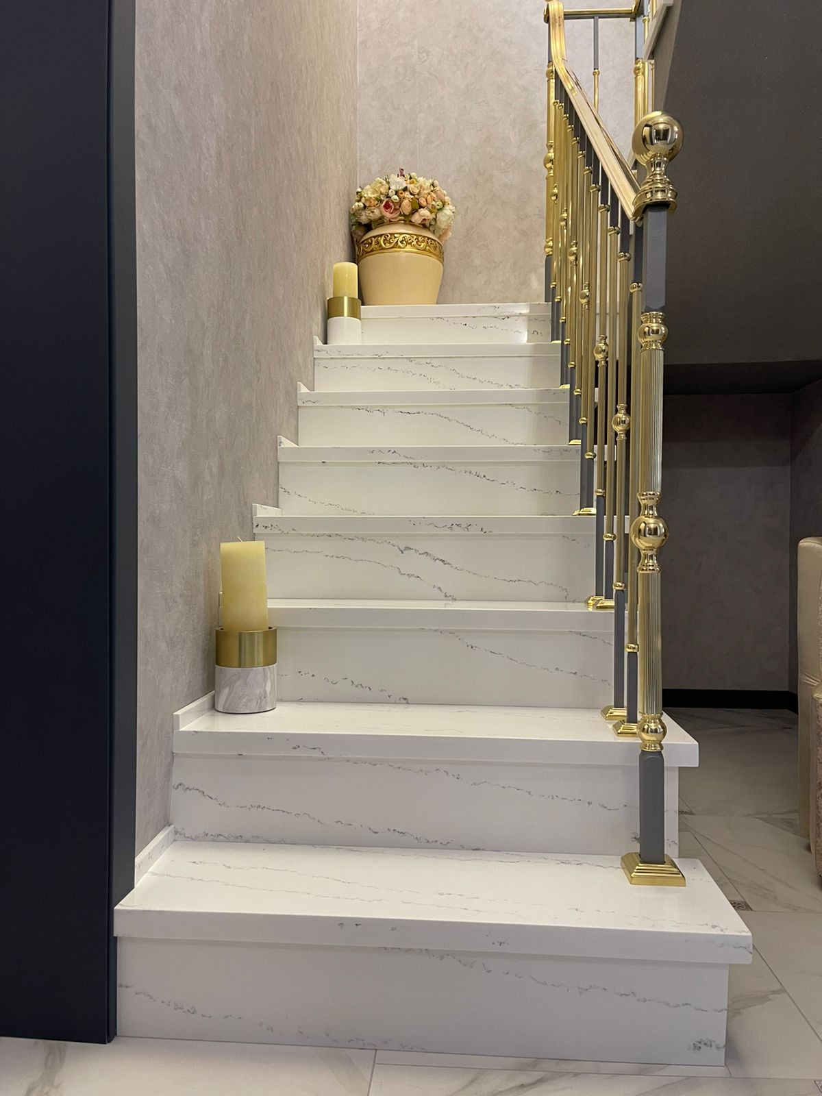 Обложка проекта: Лестница, латунное ограждение, Grande forge(Франция), коллекция "Графиня".