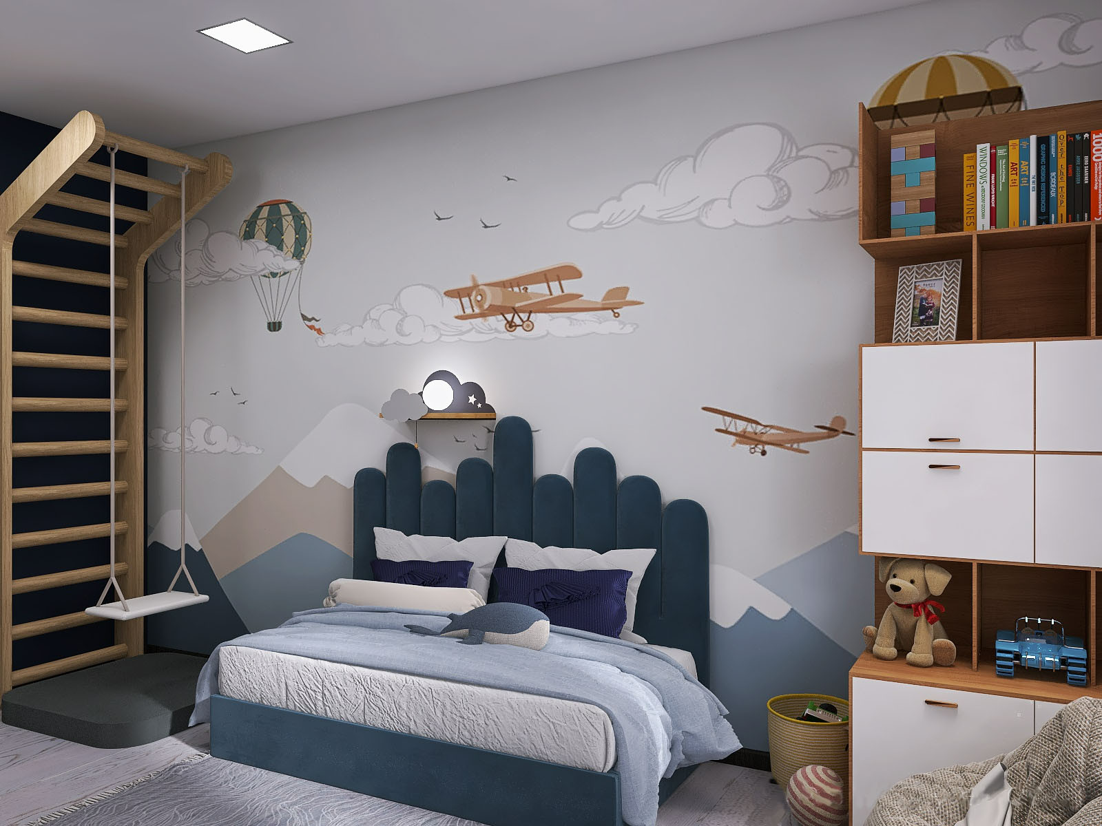 Квартира в старом фонде с балками на потолке