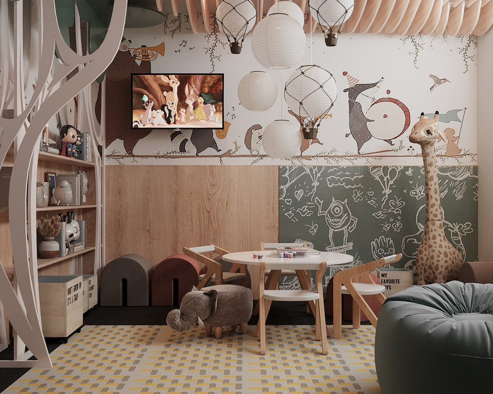 Детская комната с санузлом в Бизнес Центре