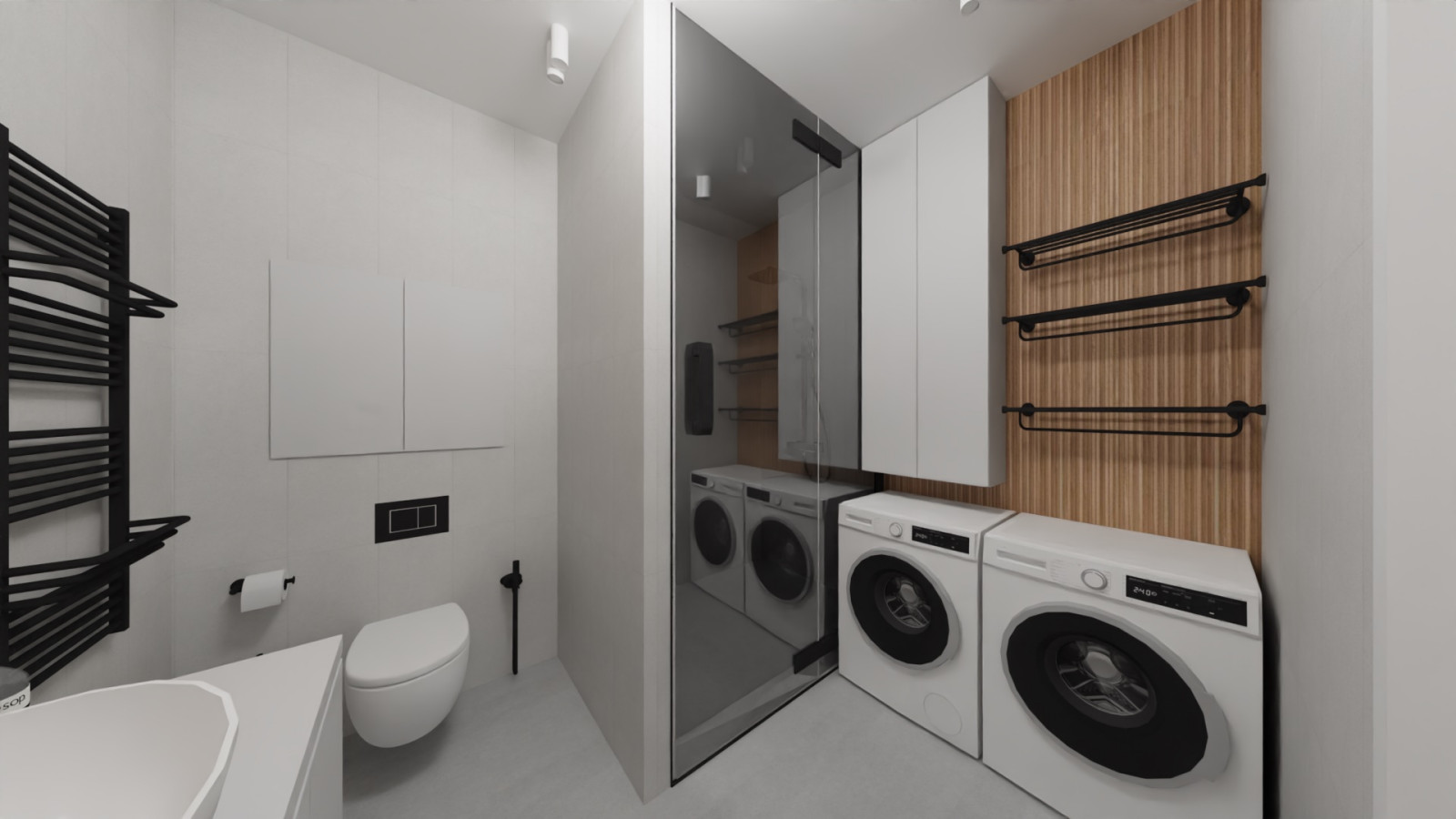 Санузел в современном стиле