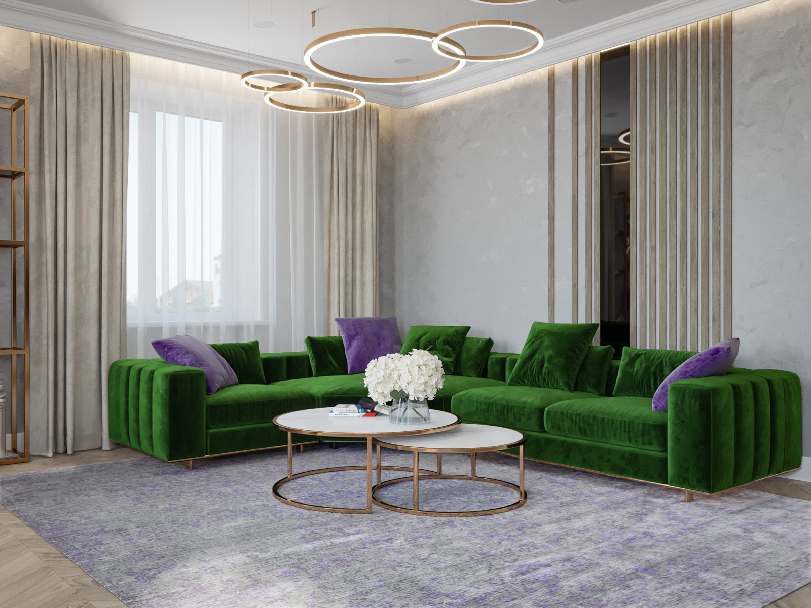 Дизайн загородного дома (1 этаж)