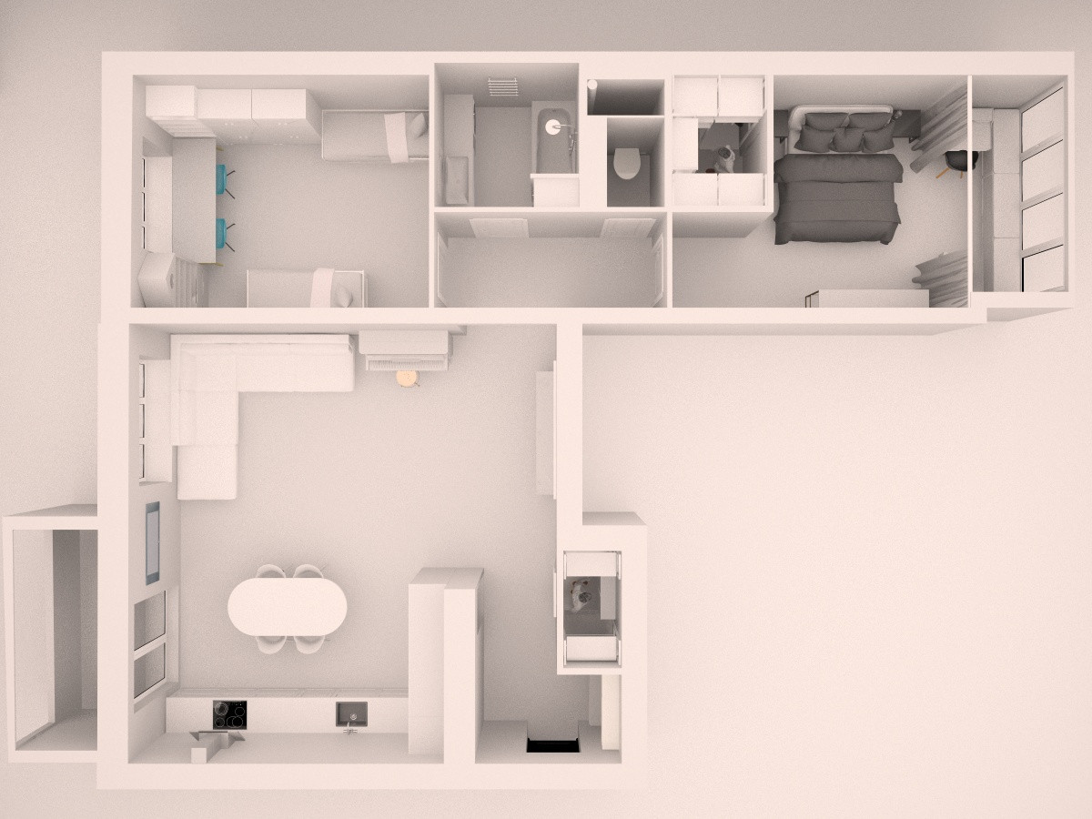 Apartment interior (city Orel, st. Komsomolskaya 2017)