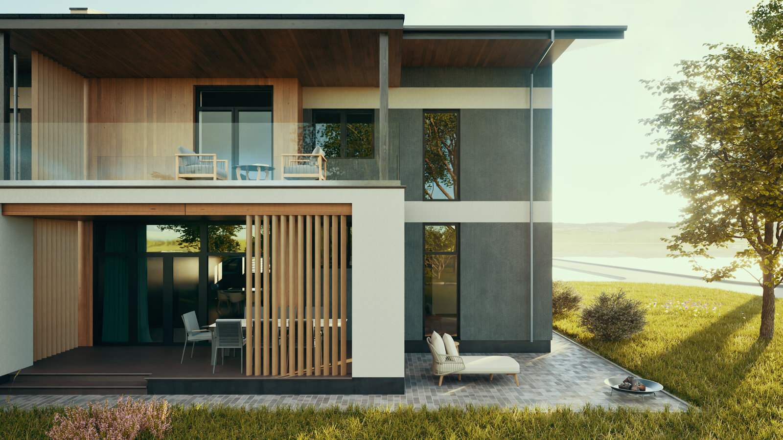 Блокированный жилой дом