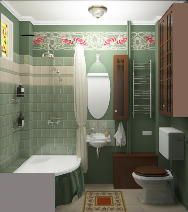 Ванная комната в стиле модерн