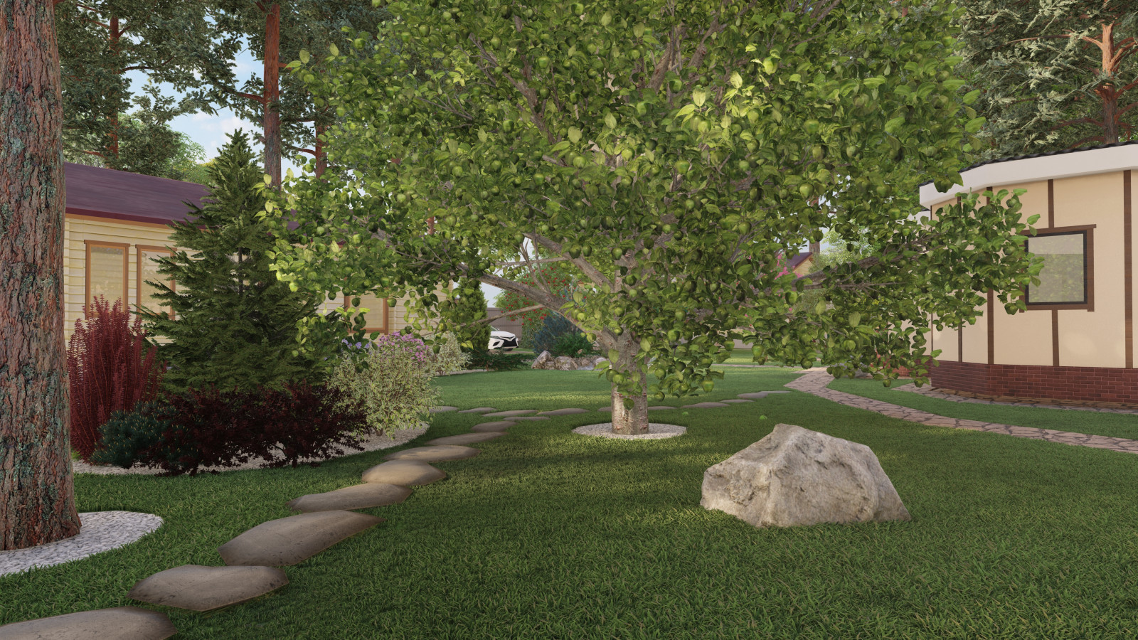 Ладншафтный дизайн в Московской области