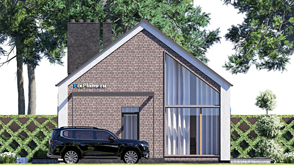 Проект одноэтажного дома 21х11м S155м2 F-16460