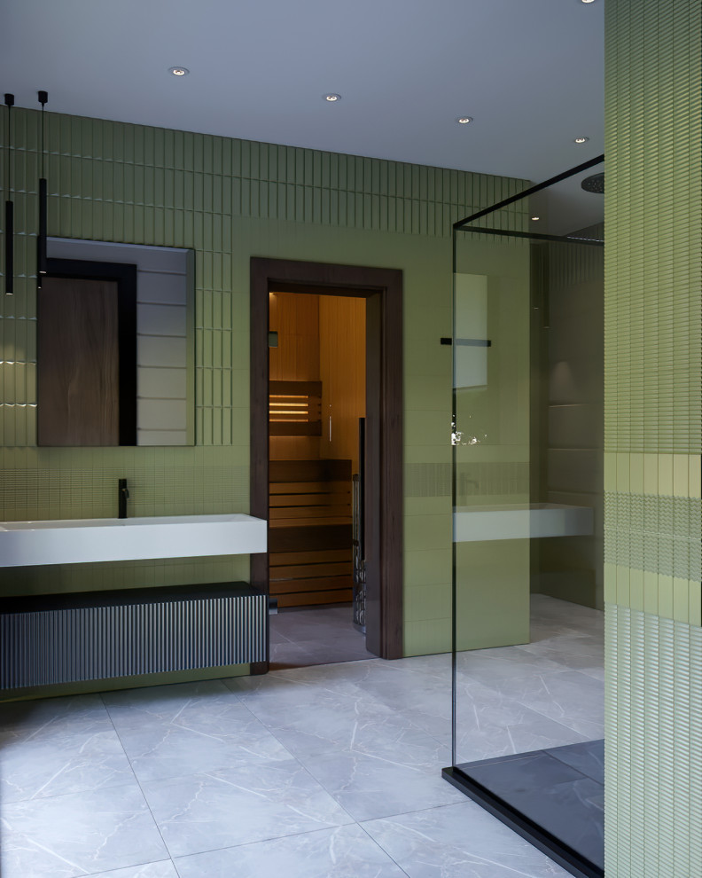 Уютная баня в современном исполнении