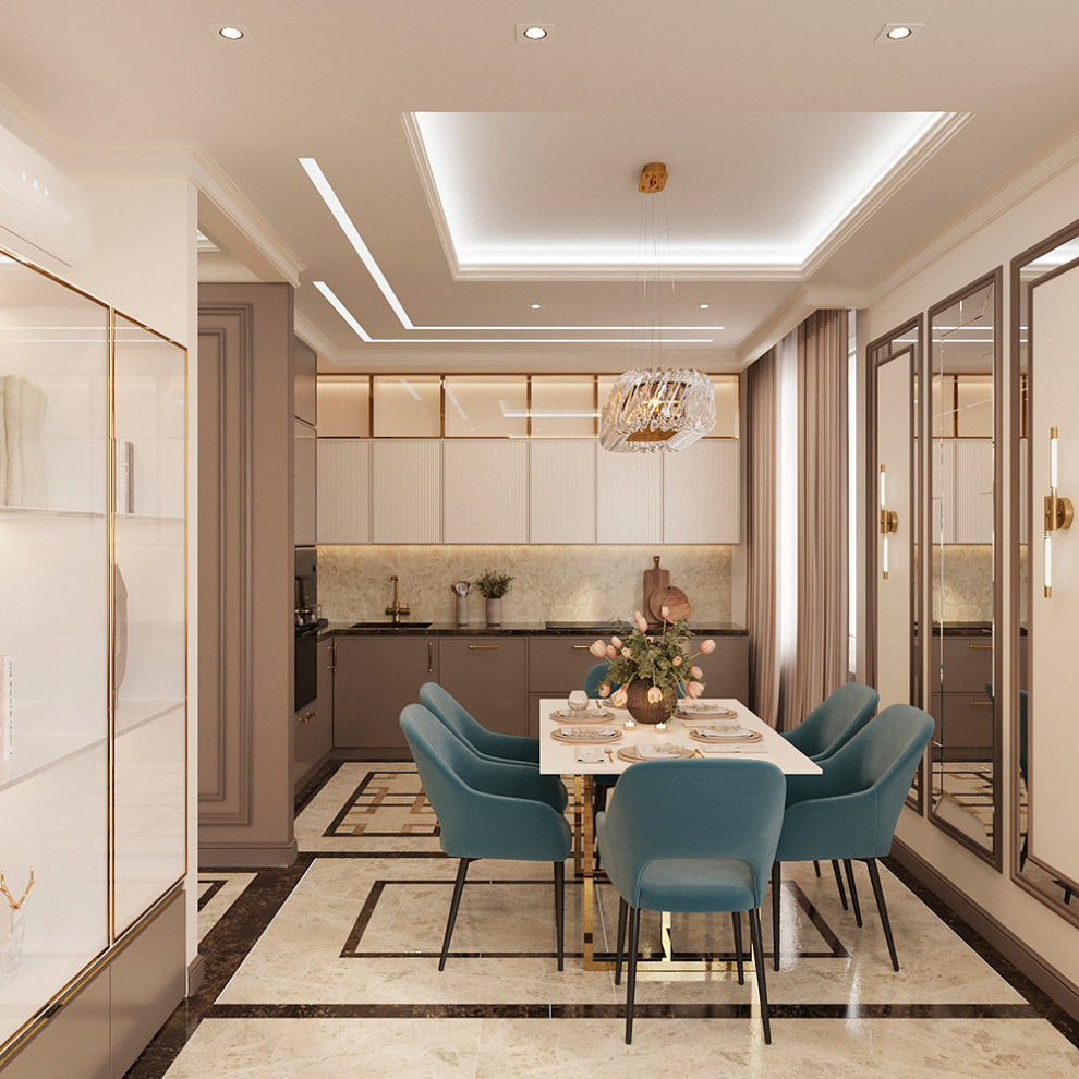 ДИЗАЙН ИНТЕРЬЕРА КВАРТИРЫ В ЖК РУМЯНЦЕВО-ПАРК, 105 КВ.М.