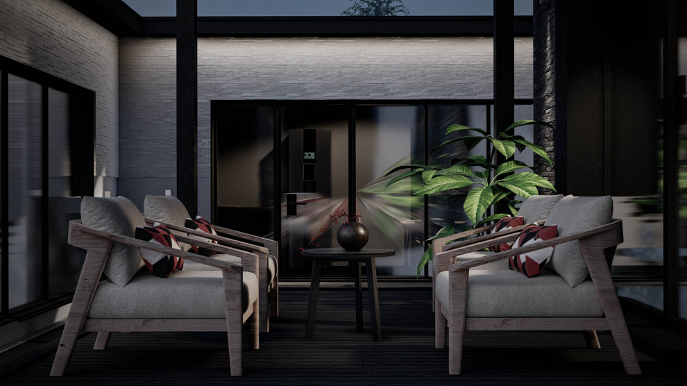 БЛАГОУСТРОЙСТВО УЧАСТКА И РЕКОНСТРУКЦИЯ ФАСАДА ЖИЛОГО ДОМА