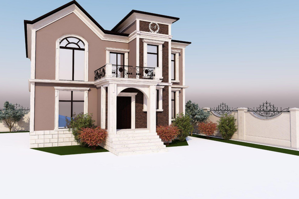 Обложка проекта: дизайн дома в ст.Ессентукской