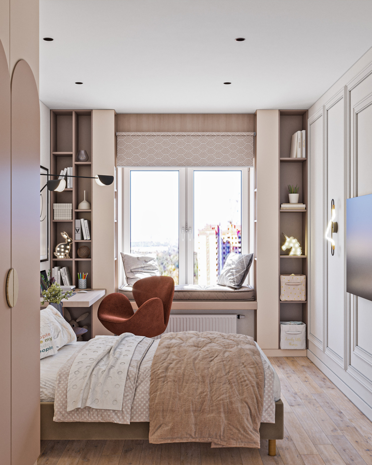 Теплый проект квартиры на севере