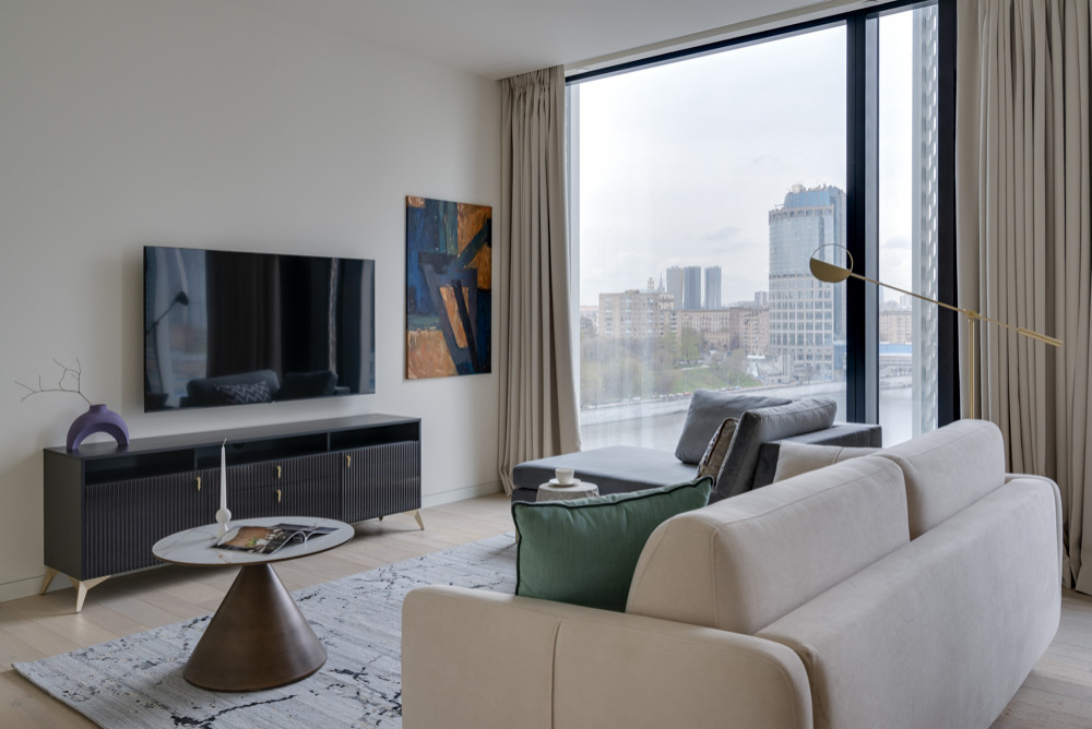 Комплектация и хоумстейджинг в небоскребе Москва Сити, ЖК Capital Towers