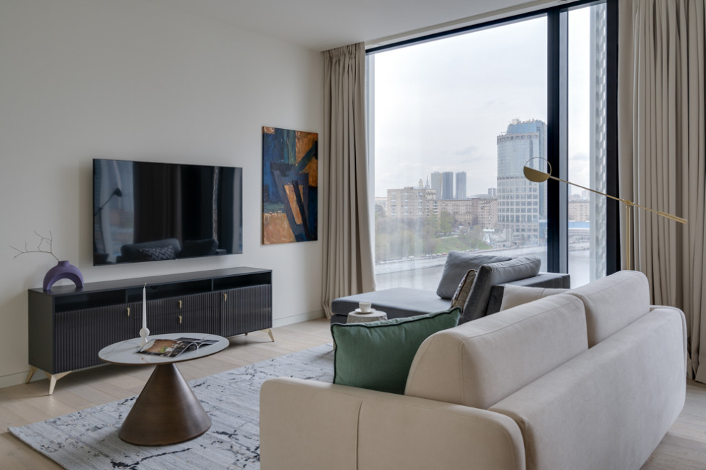 Комплектация и хоумстейджинг в небоскребе Москва Сити, ЖК Capital Towers