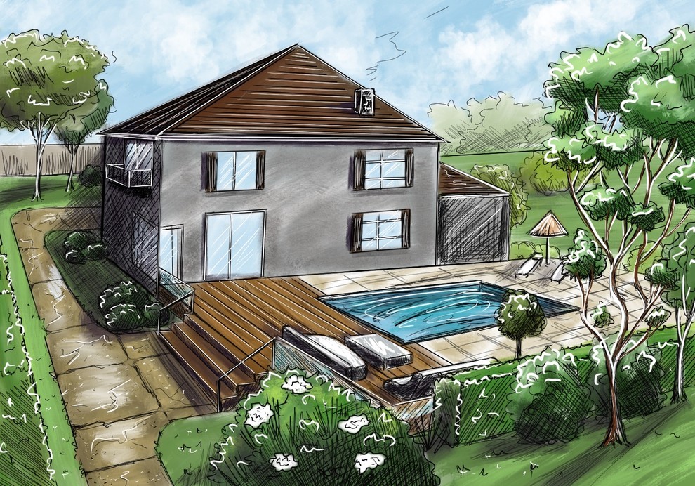 Ландшафтные скетчи