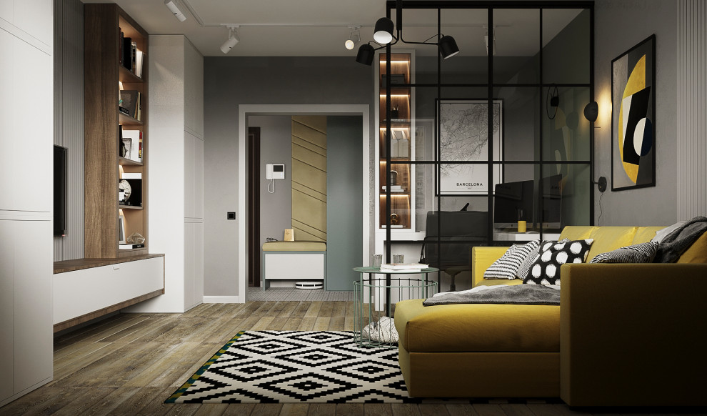 Обложка проекта: Дизайн-проект ЖК "Михайловский парк"