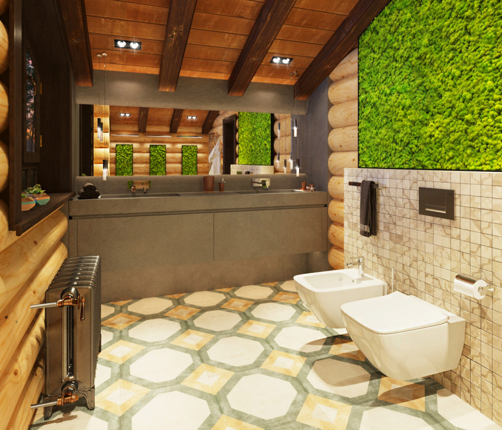 Дом из бревна в Подмосковье