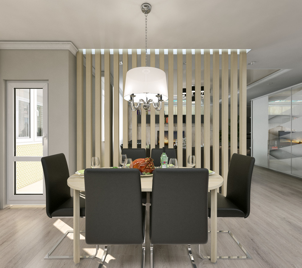 Дизайн интерьеров трёхкомнатной квартиры. Современный стиль.