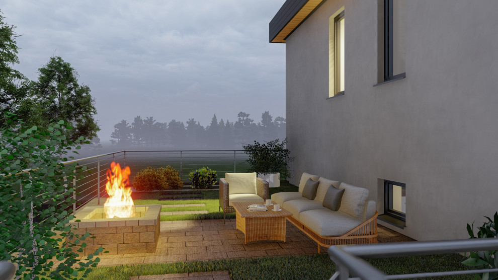 Современный загородный дом