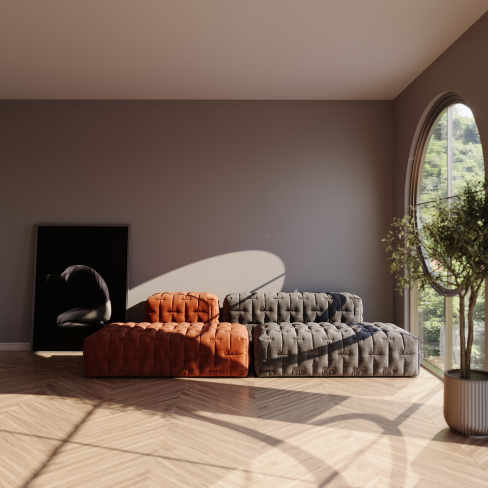 Просторная комната отдыха в горах