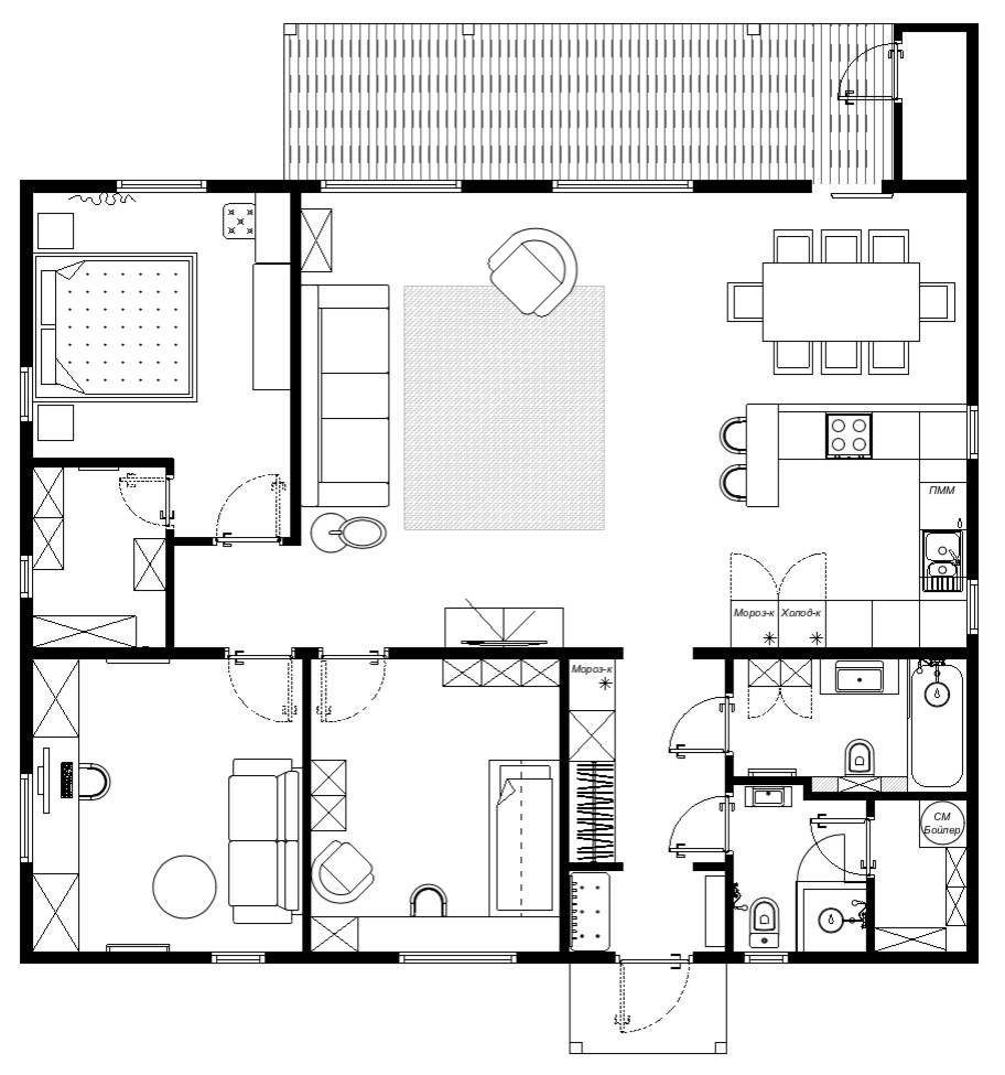 загородный дом в московской области.