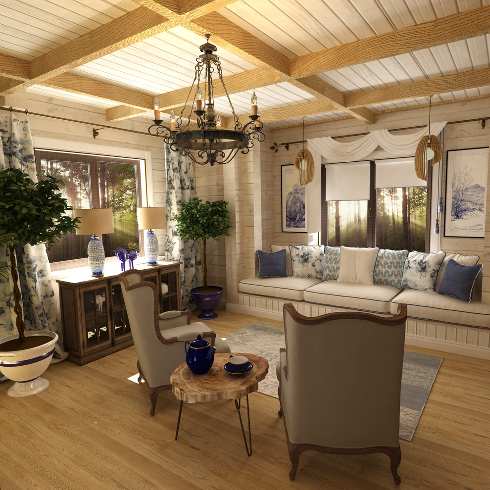 Дом в лесу. Художественное эко-кантри