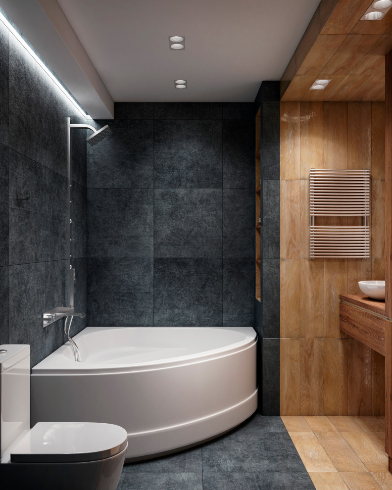 Обложка проекта: Современная студия в дереве)