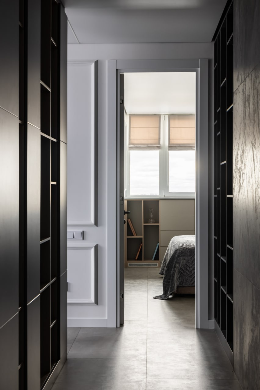 Квартира в серых тонах