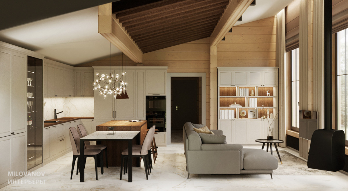 ДОМ ИЗ КЛЕЕНОГО БРУСА