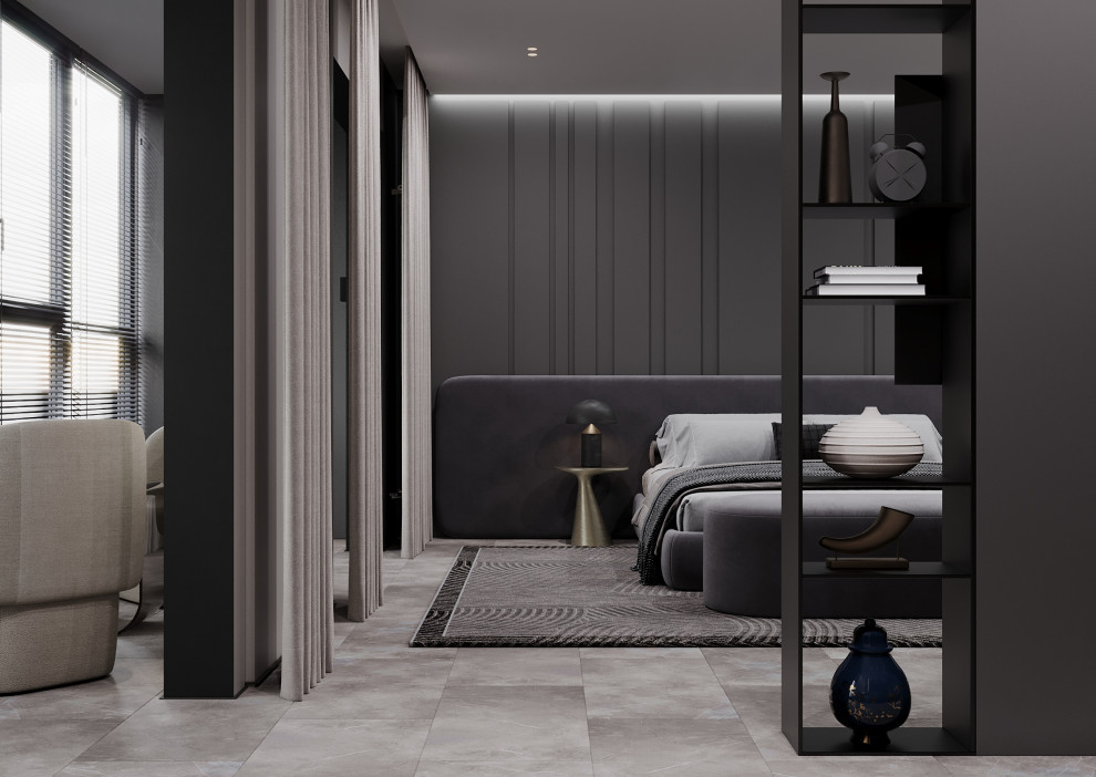 Спальня для молодой девушки ЖК "Лесопарковый", г.Челябинск