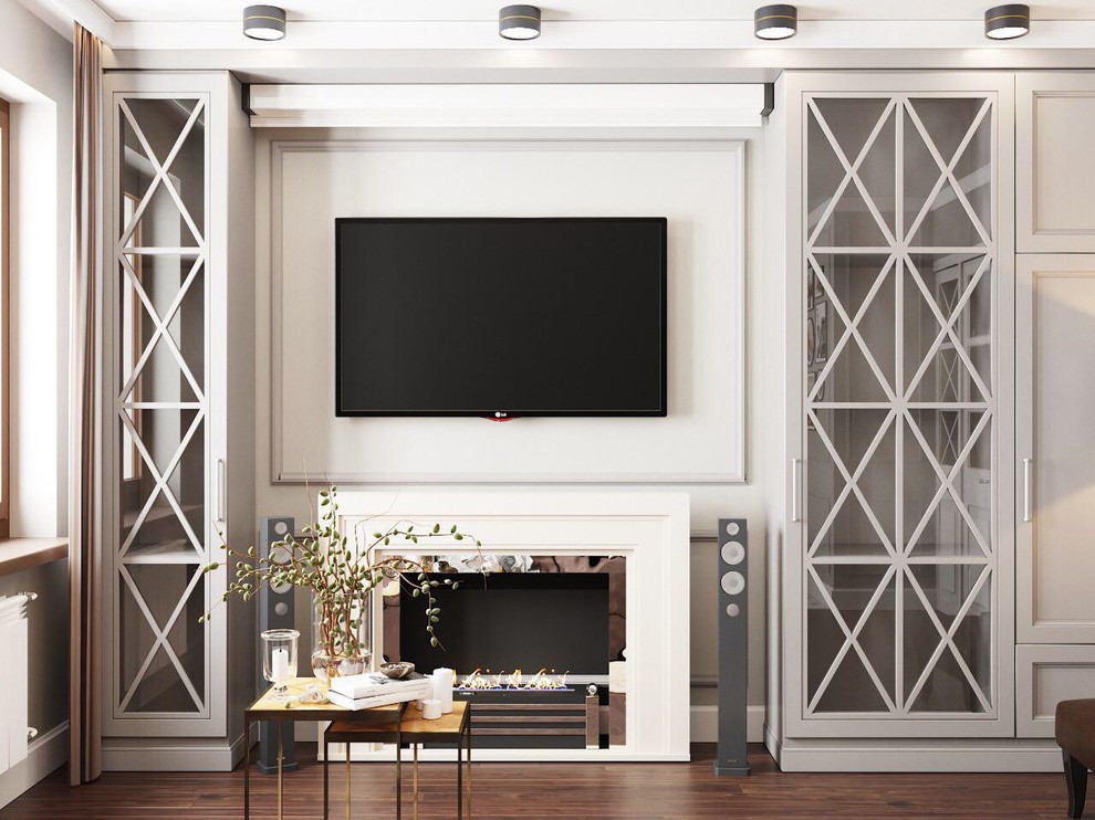 Дизайн трёхкомнатной квартиры в современной классике