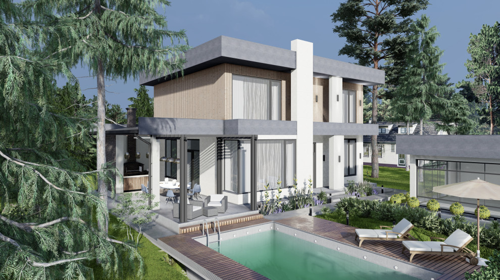 Дом в современном стиле.