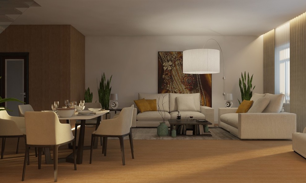 Дизайн-проект гостиной в г. Красноярске