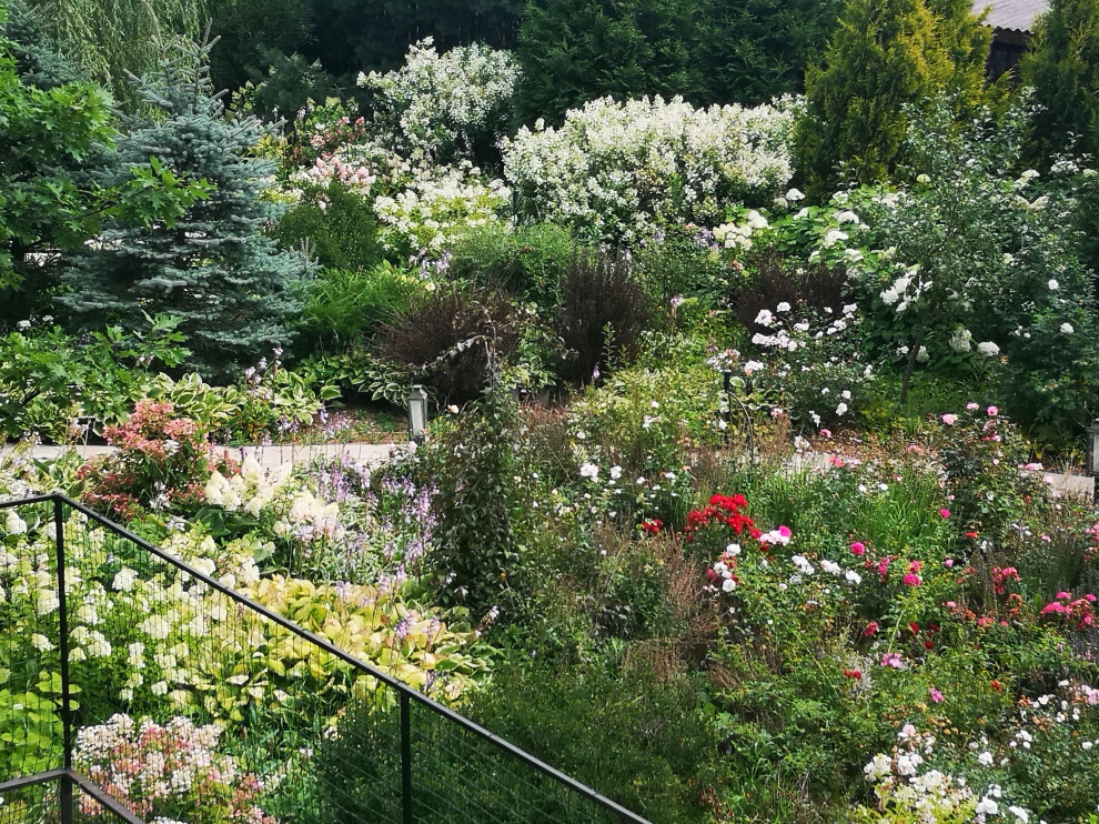 Ландшафтный дизайн участка с САДОМ ГОРТЕНЗИЙ