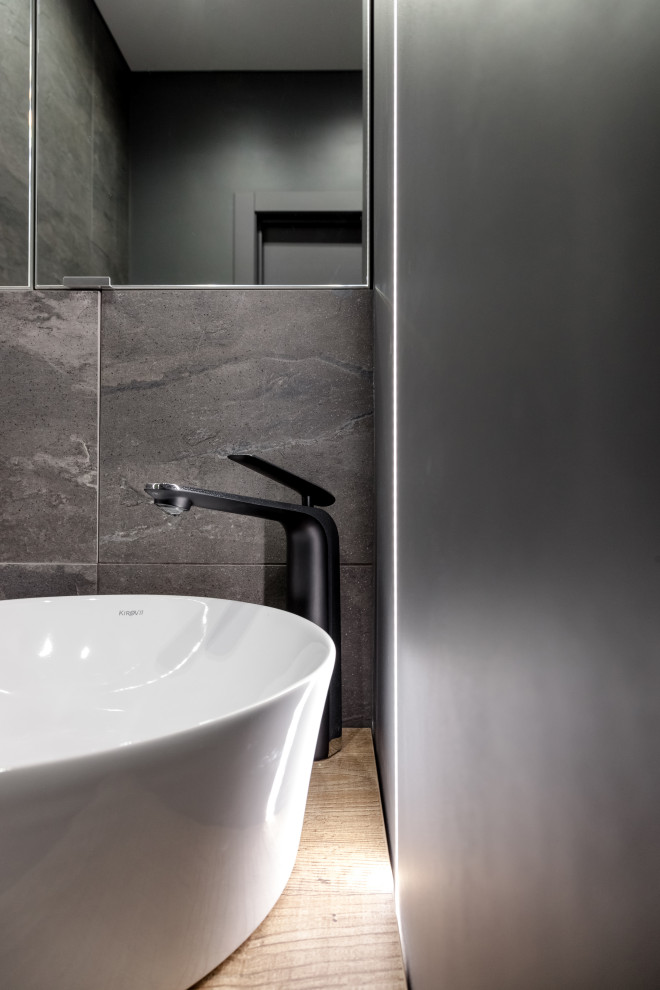 Обложка проекта: Проект с черными ванными комнатами