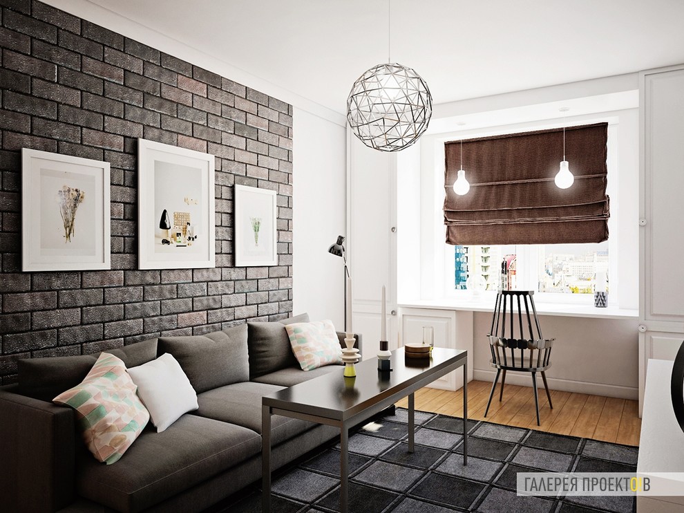 Однокомнатная квартира в современном стиле