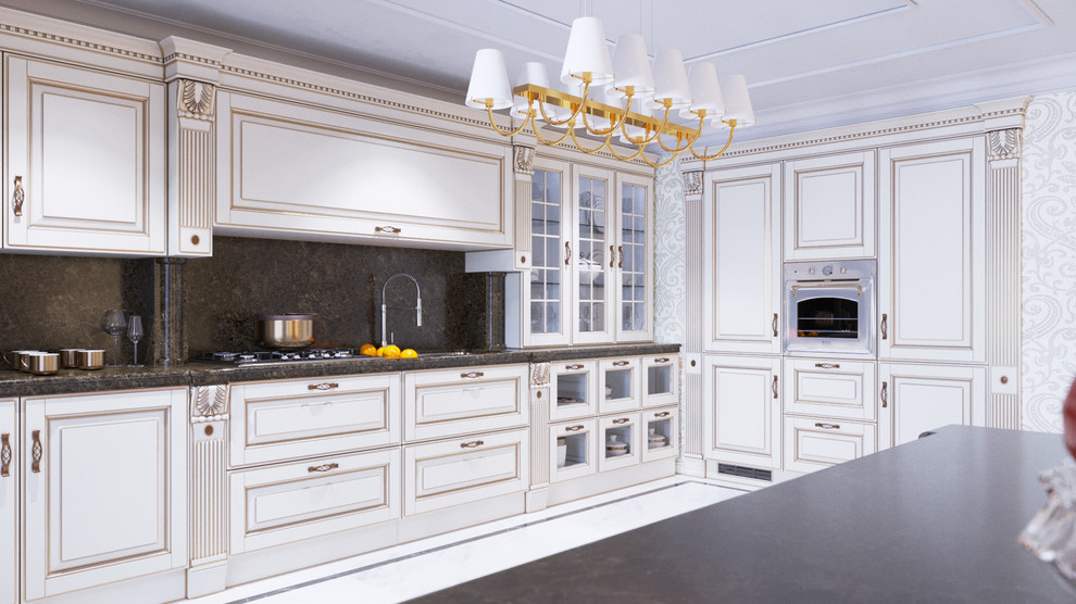 Кухня и спальня в классическом стиле.