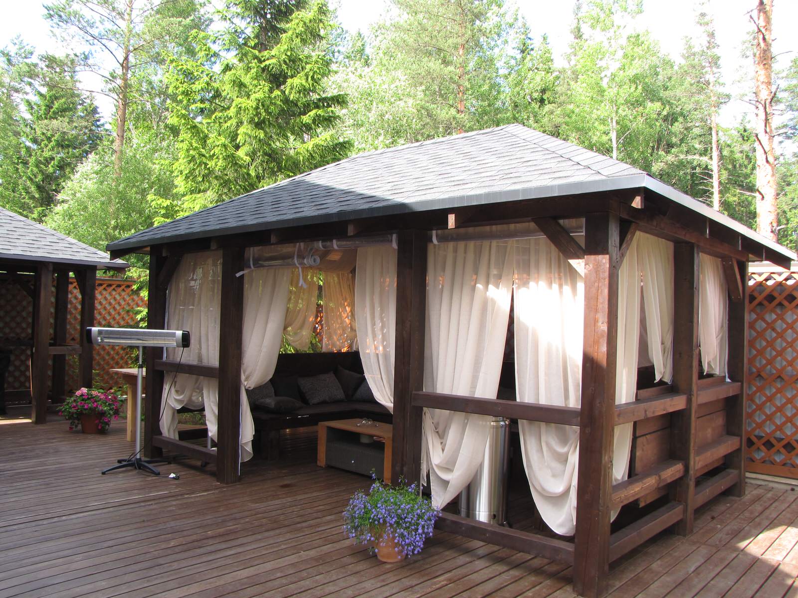 Обложка проекта: Текстильное оформление в экстерьере.