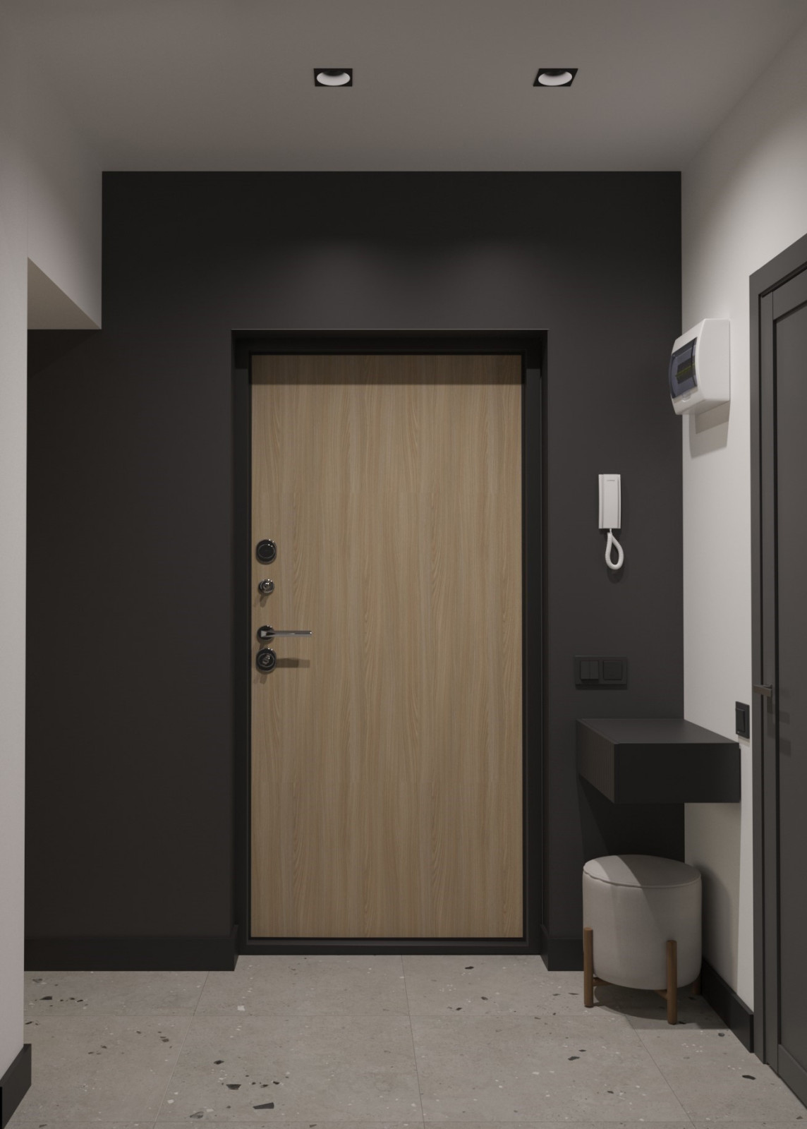 Квартира в Санкт-Петербурге в темных тонах