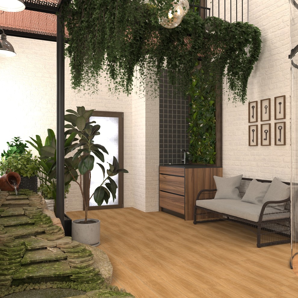 Обложка проекта: Зимний сад в загородном доме