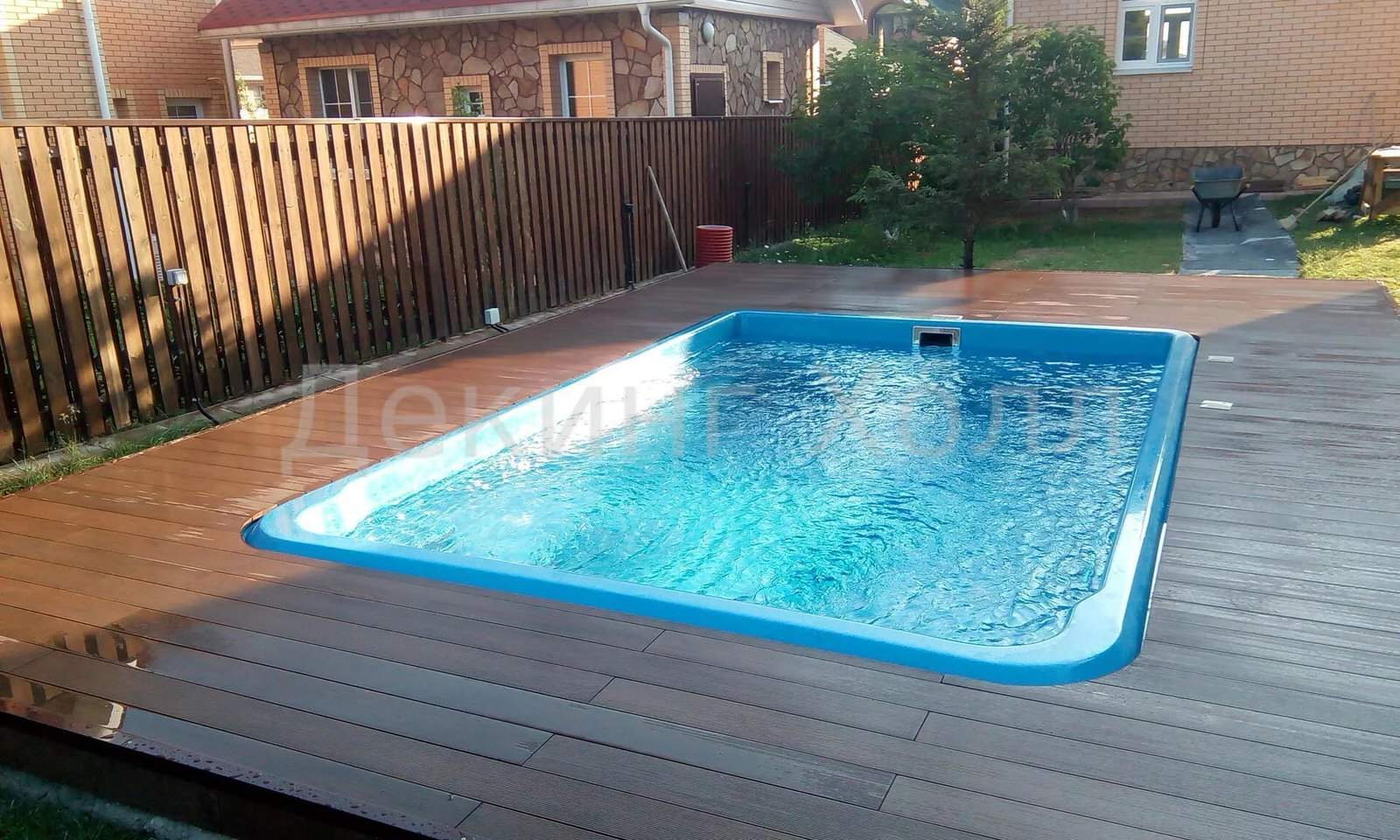 Террасы для бассейнов, причалов