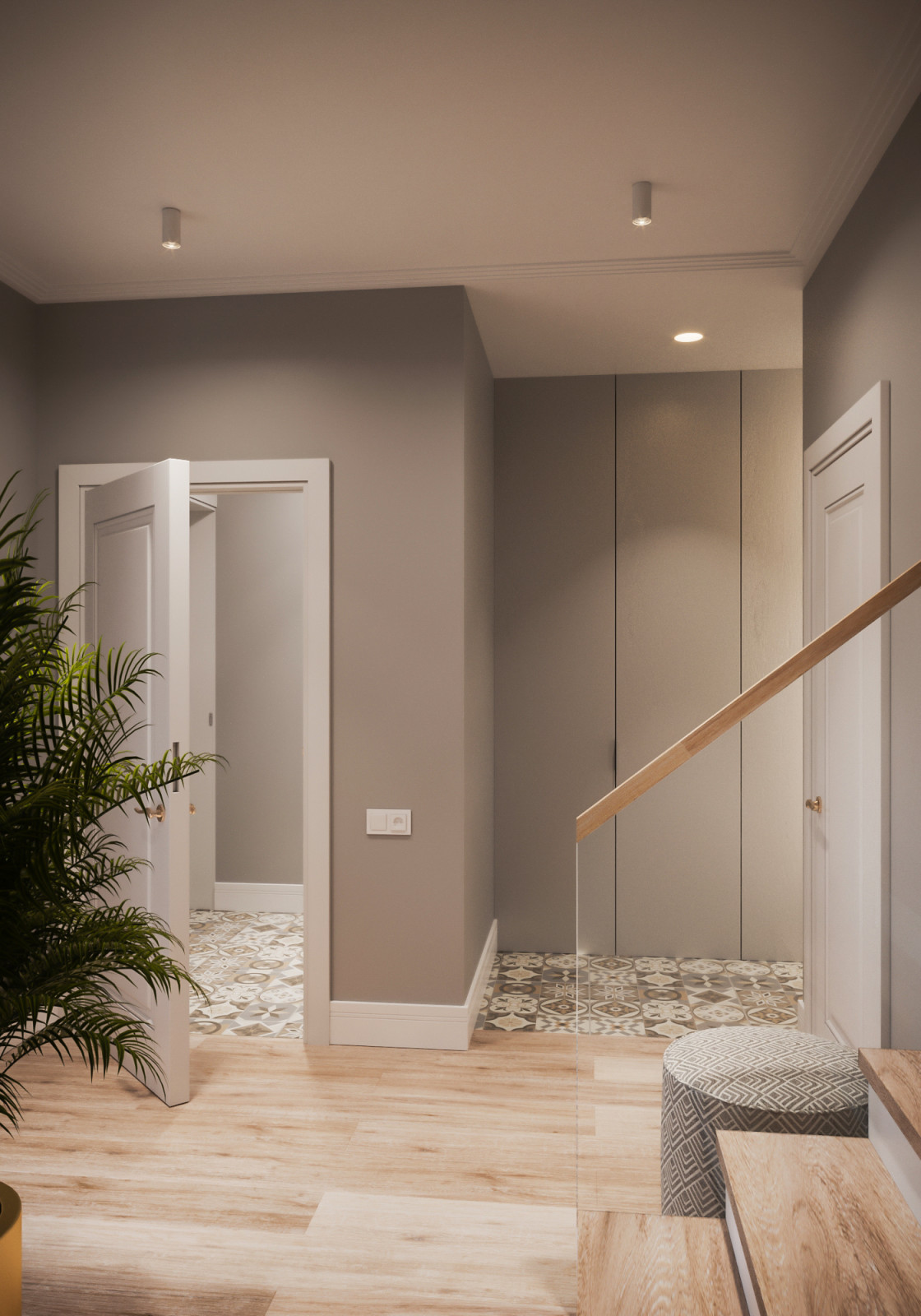 Apartamento de tres pisos