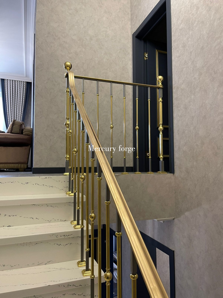 Лестница, латунное ограждение, Grande forge(Франция), коллекция "Графиня"