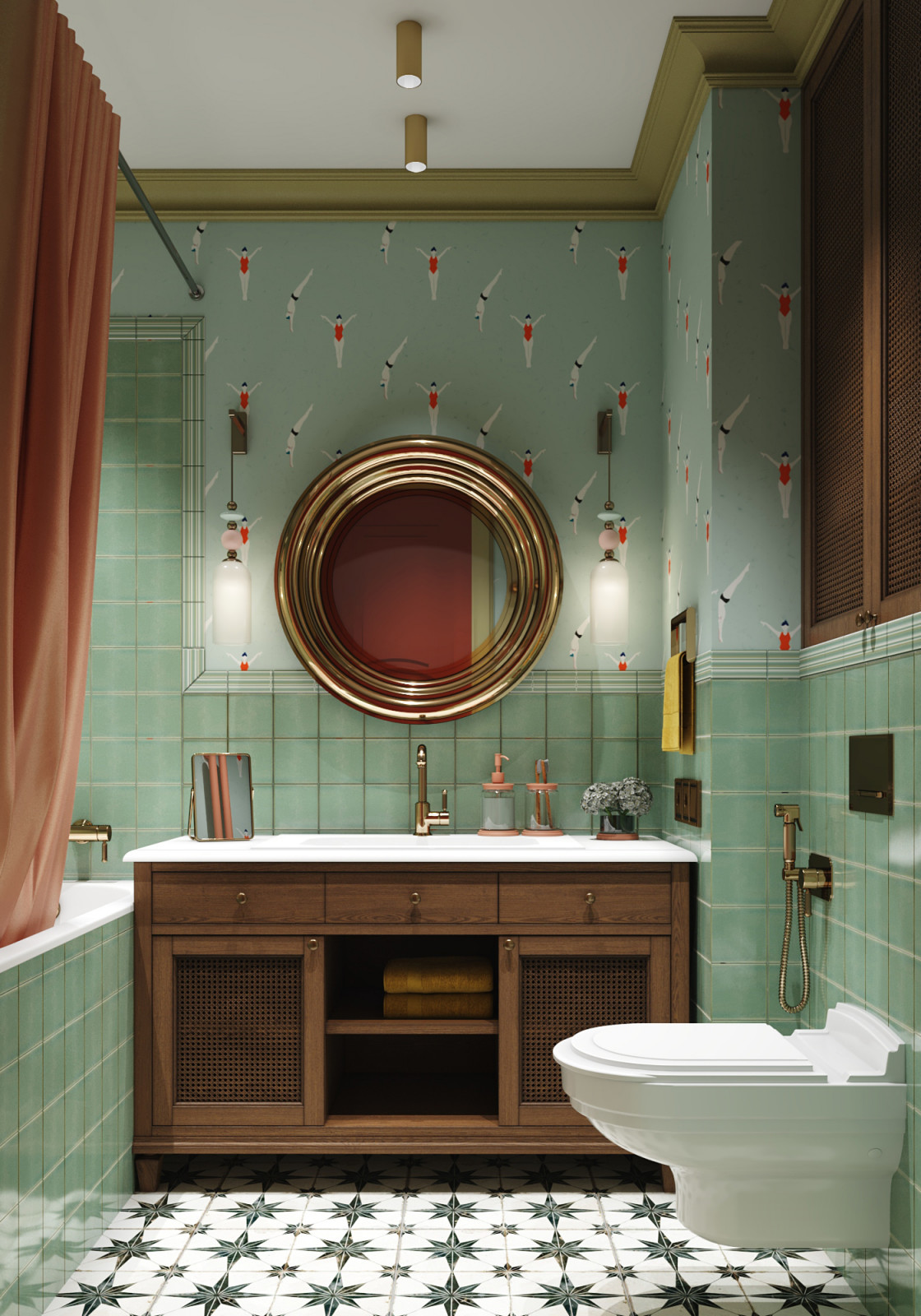 Яркая квартира "с характером" в ЖК Shome в стиле фьюжн