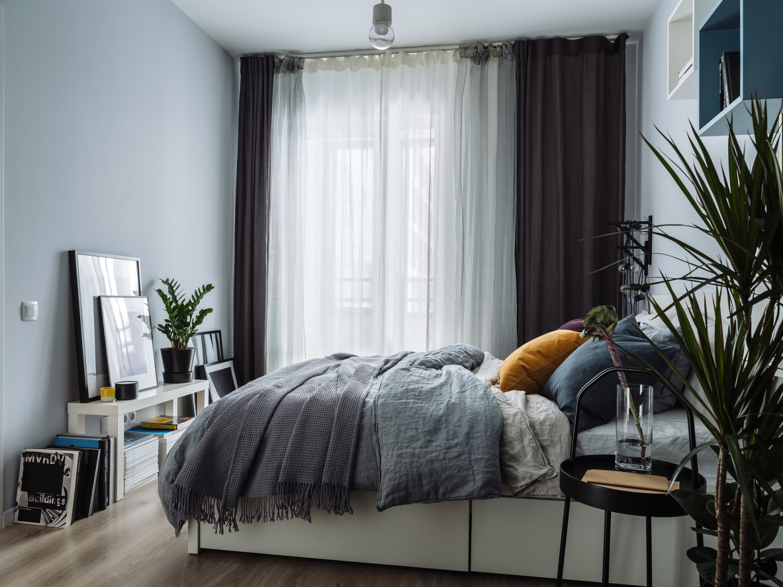 Обложка проекта: Квартира в ЖК Микрогород в лесу 40 м. кв.