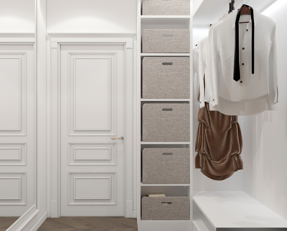 Обложка проекта: Интерьер спальни и гардеробной в з.п. Бавария от Унистрой