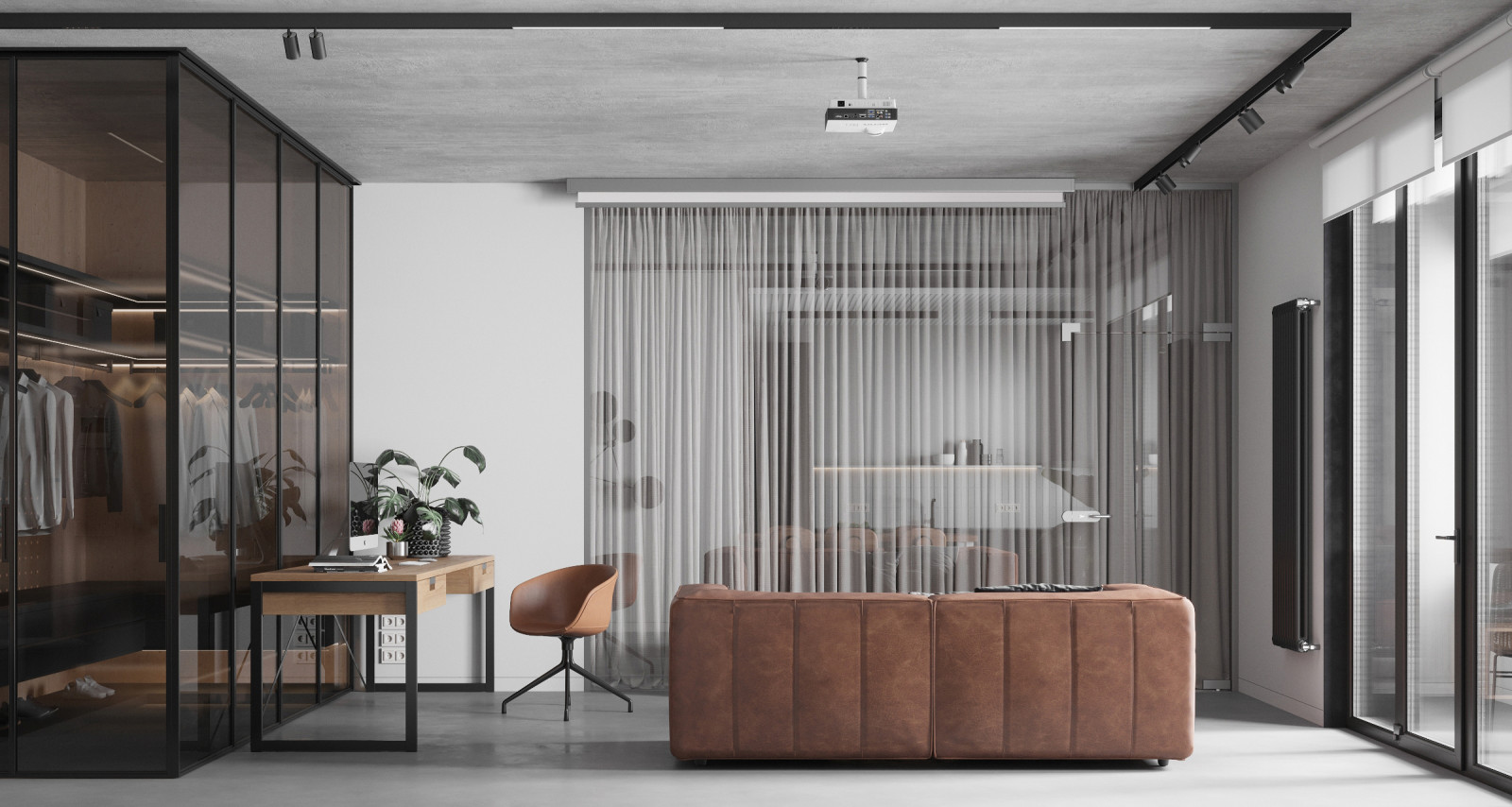 Лофт для фаната NETFLIX в ЖК Вавилов дом