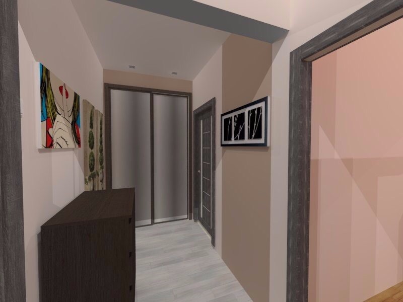 Технический дизайн маленькой квартиры