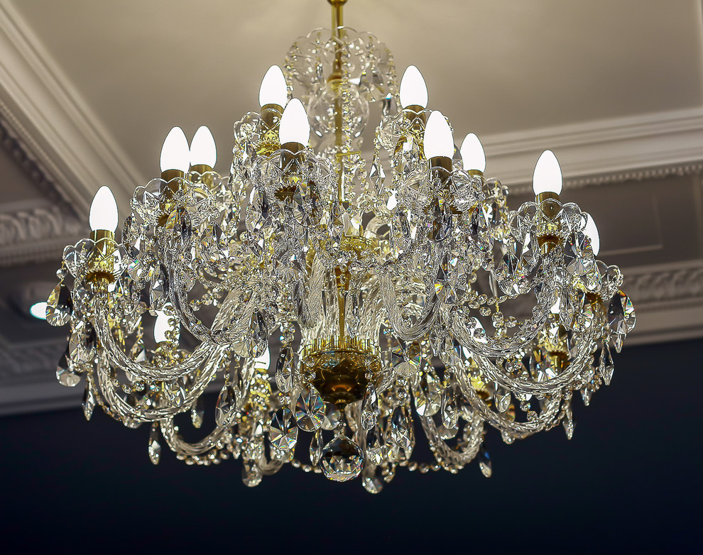 Классический интерьер трехкомнатной квартиры