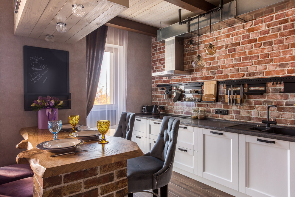 Цена проекта с фото: Кухня в стиле лофт за 767 926 ₽