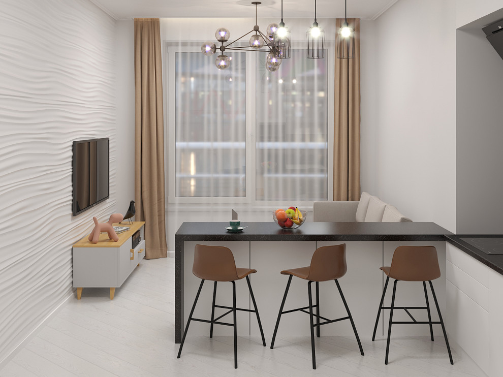 Малогабаритная квартира в современном стиле